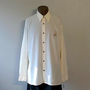 Scorpion & Micro 1pc Yellow Long sleeves shirt by Daniali USA